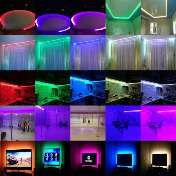 SATYAmarket Magic Colour LED Light Kit (5m Length)