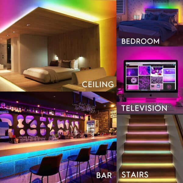 SATYAmarket Magic Colour LED Light Kit (5m Length)