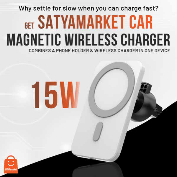 15W Wireless Magnetic Car Charger in Sydney-1