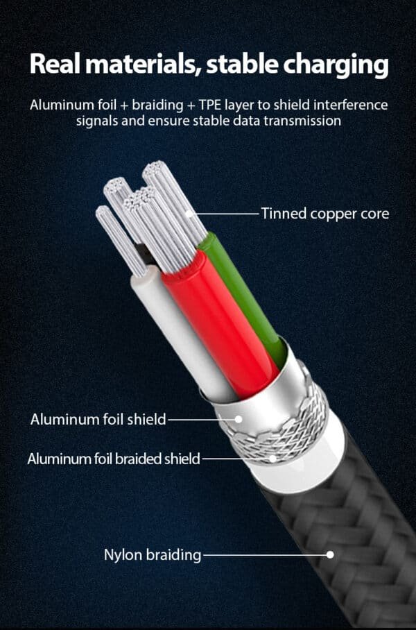Apple MFI Certified USB A to Lightning 1M Charging Cable