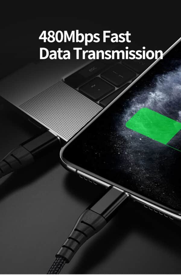 Apple MFI Certified USB C to Lightning Cable