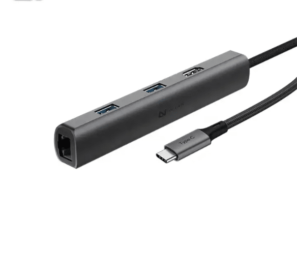 SATYAmarket 6 in 1 Hub USB 3.0 and 2 USB-C ports