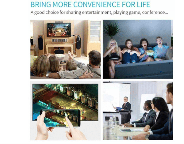 SATYAmarket 4K USB3.1 Type C to HDMI Female Cable