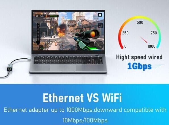 SATYAmarket USB3.0 A Male to RJ45 Gigabit Ethernet Converter