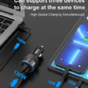 130W 3 Port Fast Car Charger