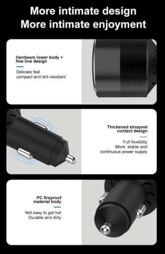 130W 3 Port Fast Car Charger