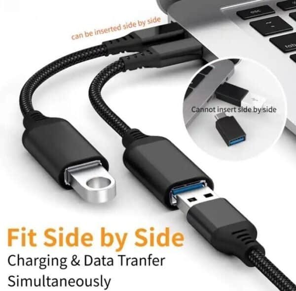 SATYAmarket USB C to USB 3.0 A Female Cable Adapter