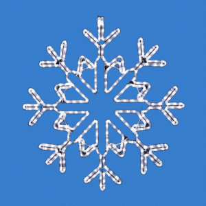 Snowflake 2D Motif Light, LED, Australian Approved Plug