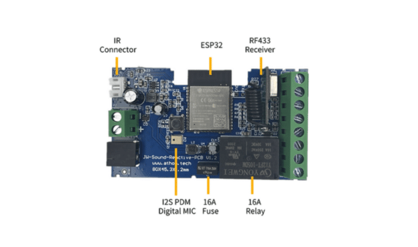 ATHOM WLED LED Adressable Strip Light Controller with Remote