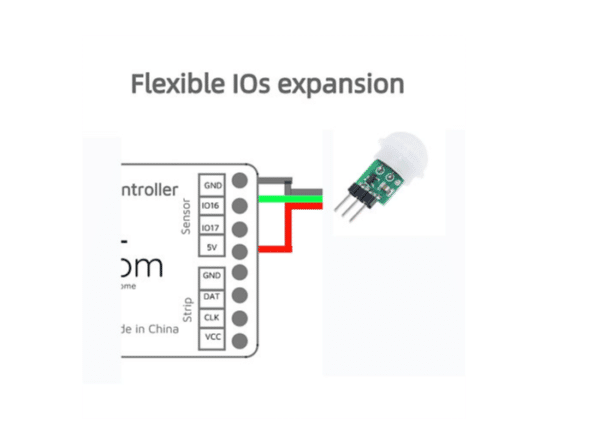 ATHOM WLED LED Adressable Strip Light Controller with Remote