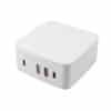 SATYAmarket 65W 4 port Charging Station USB A and C Ports