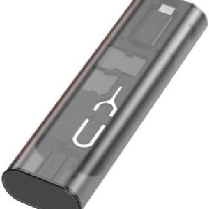 SATYAmarket 7-in-1 Multifunctional Storage Box - Type-C to Type-C Cable (60W), Type-C to Micro/Lightning/USB Adapters, Phone Card Removal Pin, Memory Card Slot, Portable Charging, Data Transfer Kit