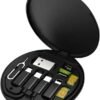 SATYAmarket 8-in-1 Multifunctional Charging and Data Transfer Storage Box with Adapters and Card Slots