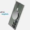 Samsung Mag-Safe Clear Phone case for Samsung Galaxy S23 FE, S22, S22 Ultra, S22 Plus, S23, S23 Ultra, S23 Plus, S21, S21 Plus, Z Fold 5, Z Fold 4, Z Flip 5 Magnetic Phone Cover 6