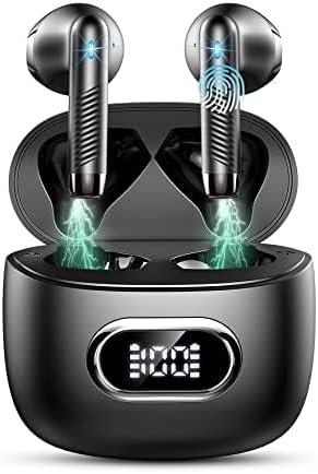 HE-050 Wireless Earbuds Bluetooth 5.3 Headphones Stereo Deep Bass Earbud Earphone with 40hrs Playtime Earphones Earbuds 9