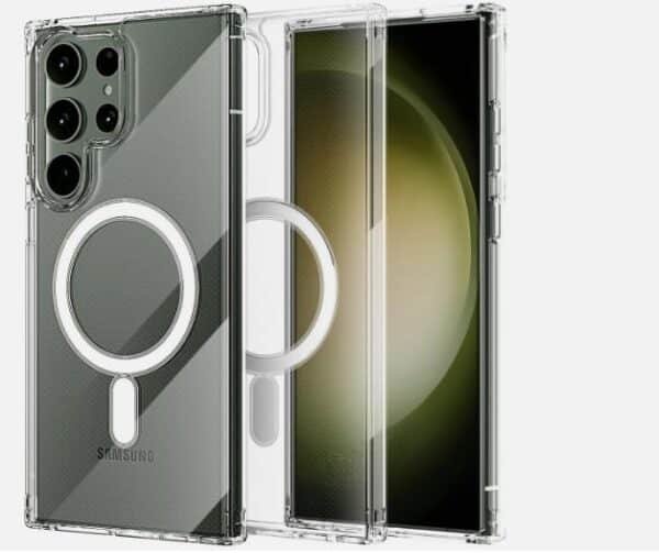 Samsung Mag-Safe Clear Phone case for Samsung Galaxy S23 FE, S22, S22 Ultra, S22 Plus, S23, S23 Ultra, S23 Plus, S21, S21 Plus, Z Fold 5, Z Fold 4, Z Flip 5 Magnetic Phone Cover