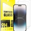 Tempered Glass Screen Protector for iPhone 15/14/13/12/11/XR - 9H Hardness, Bubble Free, Scratch Free, Easy to Install Premium Shield for Your Mobile Phone Screen Protection