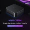 MP80 Mini PC Intel 12th Gen Alder Lake N97 Processor (up to 3.60 GHz) 16GB RAM, 1TB M.2 ROM Portable Mini Desktop Computer, Intel® UHD Graphics, 6M Cache, 3 HDMI/WiFi/BT 4.2/RJ45 5