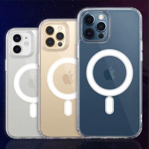 Clear Phone Case for iphone 15 14 13 12 11 XR, Military-Grade Protection, Shockproof, Magnetic Phone Case 4