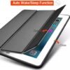 Smart Leather Magnetic Case for Ipad Pro, Air, Mini, 4th Gen, 5th Gen, 6th Gen, 9th and 10th Gen, Slim Stand Hard Back Shell Protective Smart Cover Case for Tablet 4