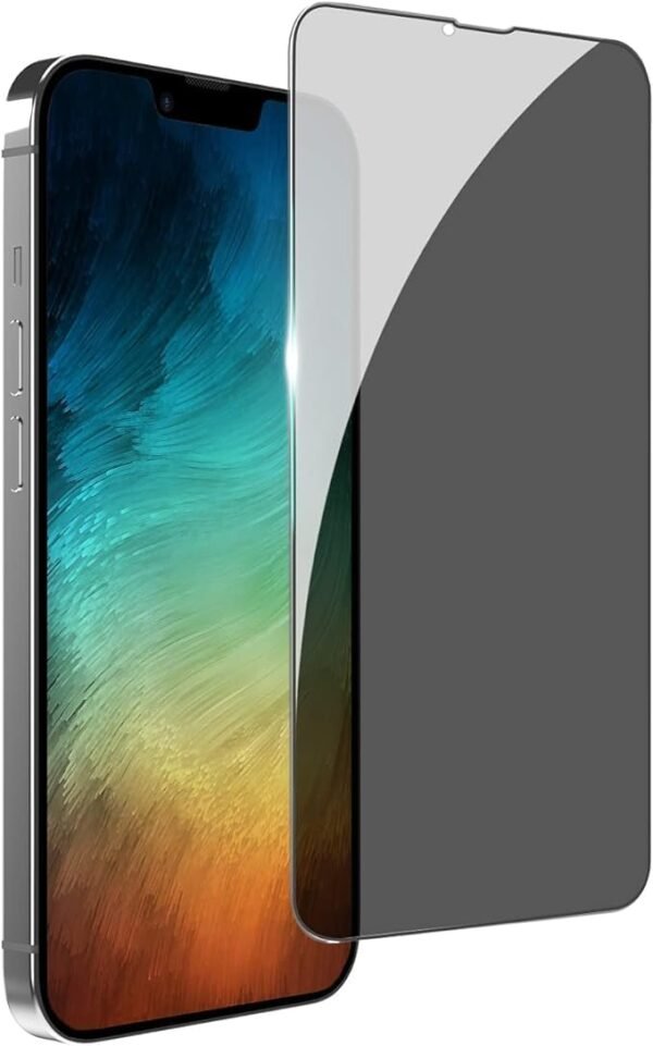 Anti-Spy Privacy Tempered Glass Screen Protector for iPhone 15/14/13/12/11/XR - Full Coverage, Bubble Free, Easy to Install Premium Shield for Your Mobile Phone Screen Protection