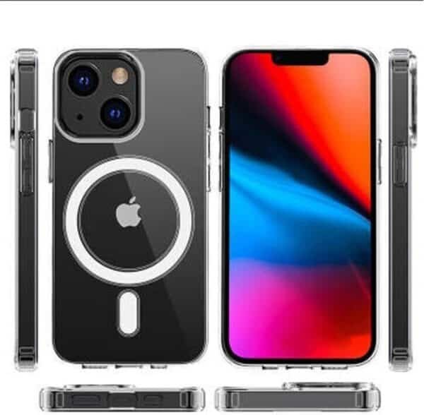 Clear Phone Case for iphone 15 14 13 12 11 XR, Military-Grade Protection, Shockproof, Magnetic Phone Case