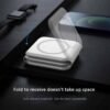 3in1 Magnetic Wireless Charger Foldable Mat Pad for Apple iPhone AirPods iWatch Android, Apple Watch All Series Android and Airpods Lightweight Portable Charger, Strong Magnetic Attraction 5