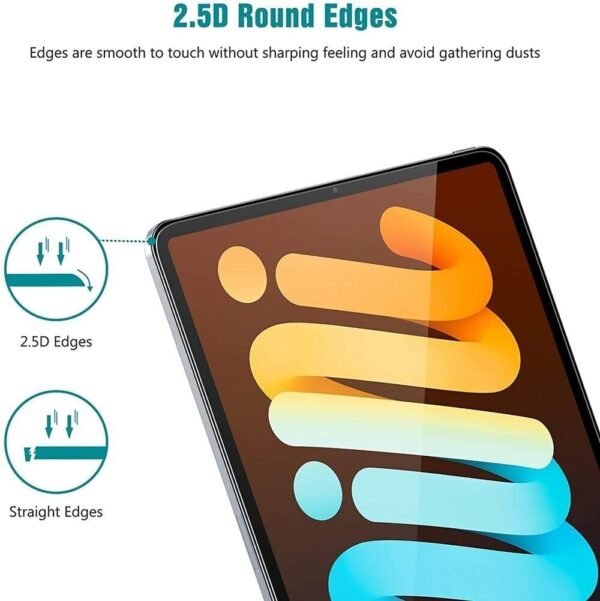 Tempered Glass Screen Protector For iPad Pro Air Mini 10th 9th 6th 5th 4th Gen empered-Glass Screen Protector, HD Clear, Scratch Resistant, with Easy-Installation Frame, for Apple iPad 1