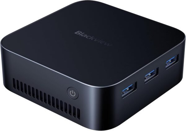 MP80 Mini PC Intel 12th Gen Alder Lake N97 Processor (up to 3.60 GHz) 16GB RAM, 1TB M.2 ROM Portable Mini Desktop Computer, Intel® UHD Graphics, 6M Cache, 3 HDMI/WiFi/BT 4.2/RJ45