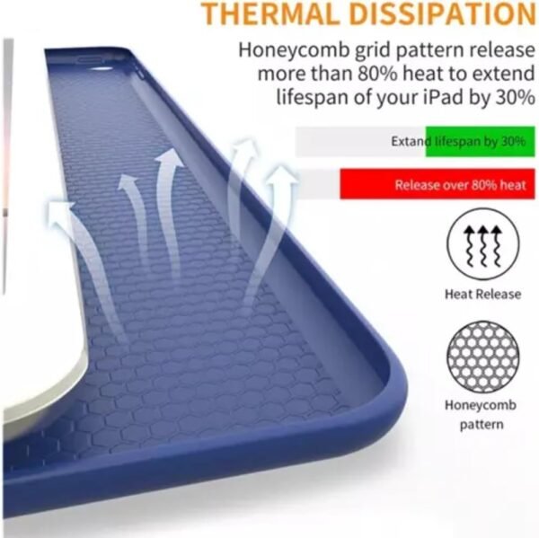 Smart Leather Magnetic Case for Ipad Pro, Air, Mini, 4th Gen, 5th Gen, 6th Gen, 9th and 10th Gen, Slim Stand Hard Back Shell Protective Smart Cover Case for Tablet 5