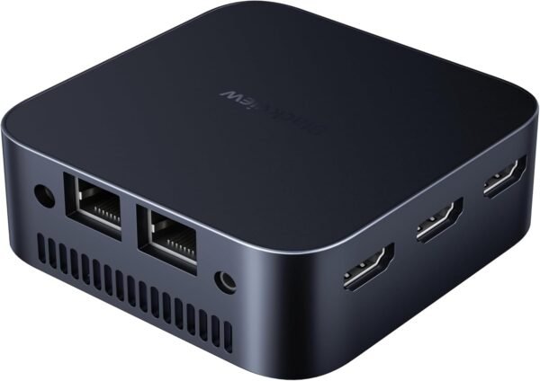 MP80 Mini PC Intel 12th Gen Alder Lake N97 Processor (up to 3.60 GHz) 16GB RAM, 1TB M.2 ROM Portable Mini Desktop Computer, Intel® UHD Graphics, 6M Cache, 3 HDMI/WiFi/BT 4.2/RJ45 2