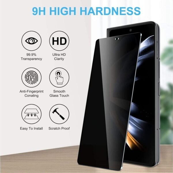 Privacy Tempered Glass Screen Protector For Samsung Galaxy S21, S21+, S22, S21 Ultra 5G, S22 Ultra, S22 Plus, S23, S23 Ultra, S23 Plus, S23 FE, A54 5G, A34 5G 3D Full Coverage, Bubble Free, Easy to Install