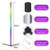 SATYAmarket LED Floor Lamp, Smart RGB Corner Light with App and Remote Control 3