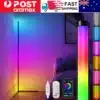 SATYAmarket LED Floor Lamp, Smart RGB Corner Light with App and Remote Control