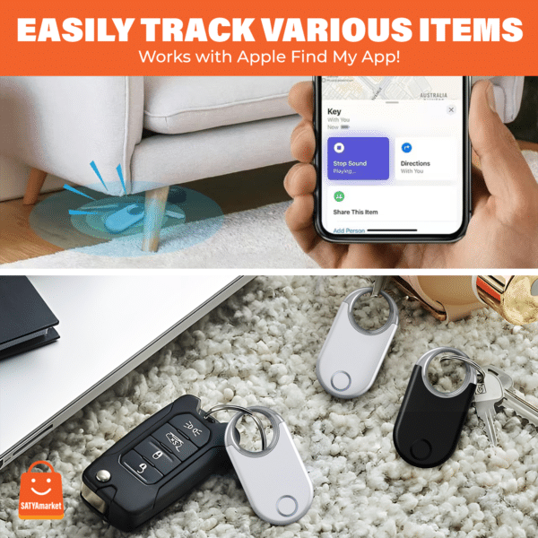 SATYAmarket Mini Smart GPS Tracker Tag