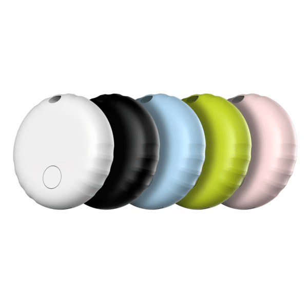 SATYAmarket Mini GPS Tracker for iPhone, Anti-Lost Bluetooth Locator Tag for Pets, Wallet, Keys, Bike – Real-Time Tracking, No App Needed, 12-Month Standby, Portable Finder Tag