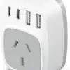 Travel Adapter, AU to Japan Power Plug for Japan,Philippines,Canada,Mexico,China