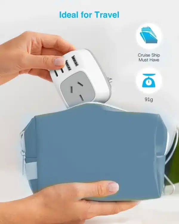 Travel Adapter, AU to Japan Power Plug for Japan,Philippines,Canada,Mexico,China