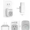 Travel Adapter, AU to Japan Power Plug for Japan,Philippines,Canada,Mexico,China