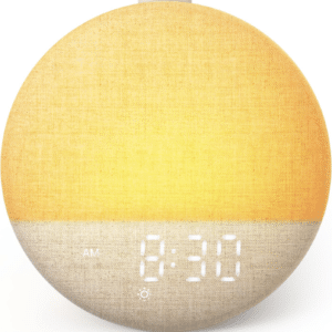 Sunrise Alarm Clock - Sound Machine with 29 Soothing Sounds, Favorite Mode, Dimmable Time Display, 10-Color Lights, Snooze, White Noise Sound Machine for Sleeping, Ideal for Bedroom, Gift