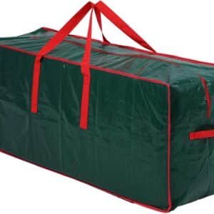 Christmas Tree Storage Bag - Fits 7.5 Ft Artificial Trees - Plastic, Waterproof Christmas Tree Bag Xmas - Strong, Durable Reinforced Handles & Dual Zipper (Green)