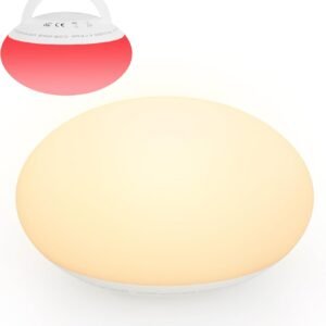 Night Light, Timer & Stepless Dimming, Portable Hanging Design for Breastfeeding, Kids Bedroom & Travel, Eye-Caring Night Light for Baby 3 Light Modes (Warm White/Amber/Red)